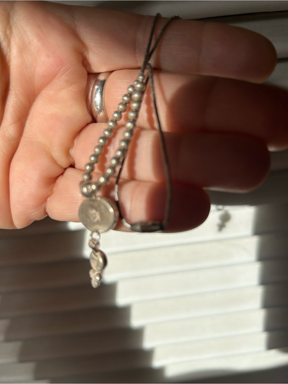 Carolyn Pollack Sterling Silver Black Onyx Drop Necklace - Picture 5 of 7